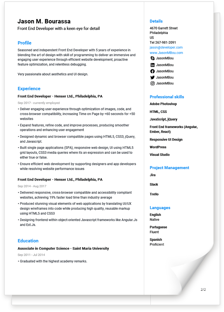 قوالب Cv - KibrisPDR