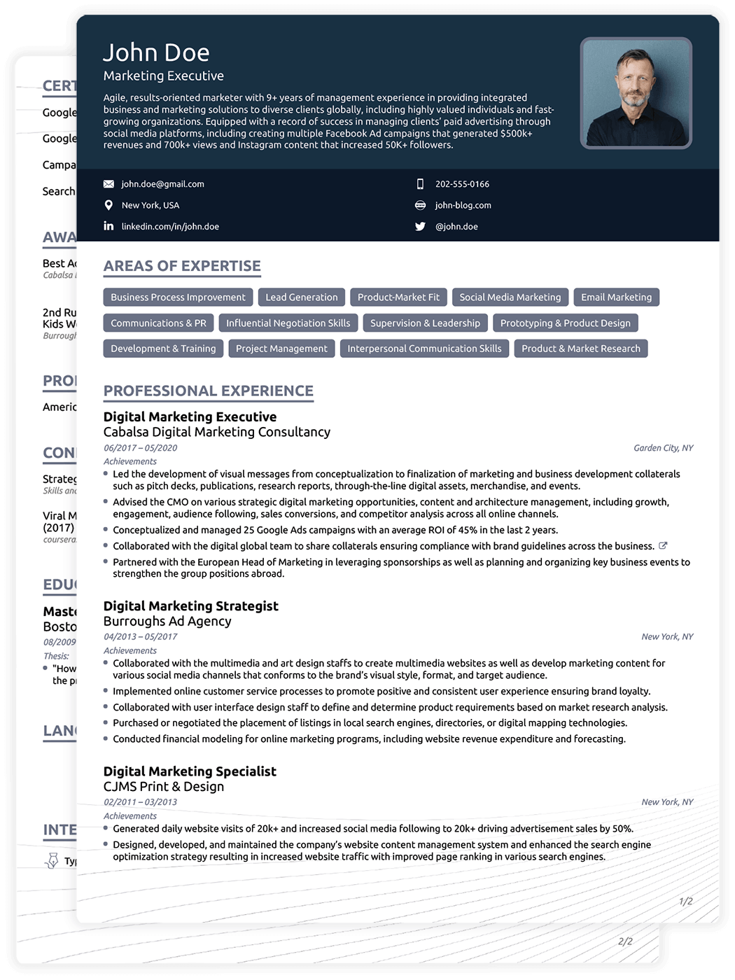 قوالب Cv عربي - KibrisPDR
