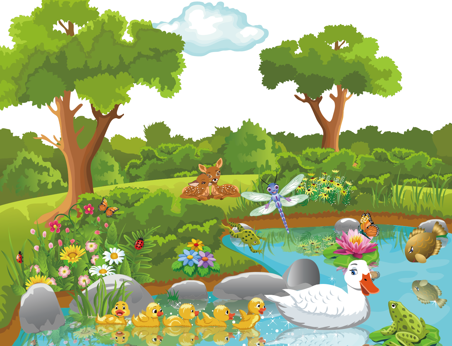 حدائق رسم حديقة - KibrisPDR