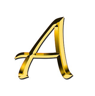 حرف A بالورد - KibrisPDR