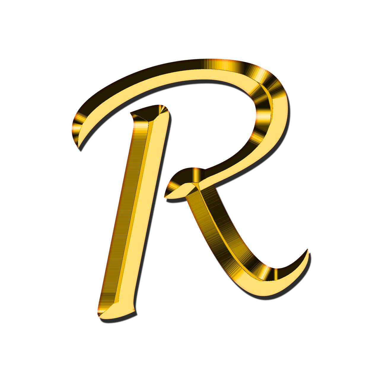 حرف R مزخرف - KibrisPDR
