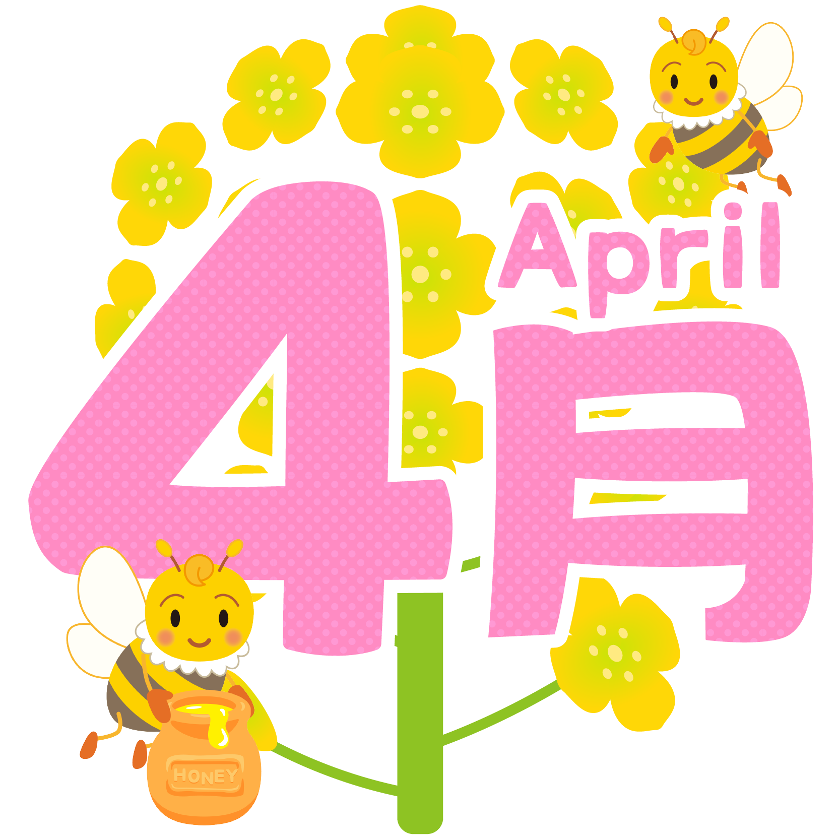 4 月 イラスト - KibrisPDR