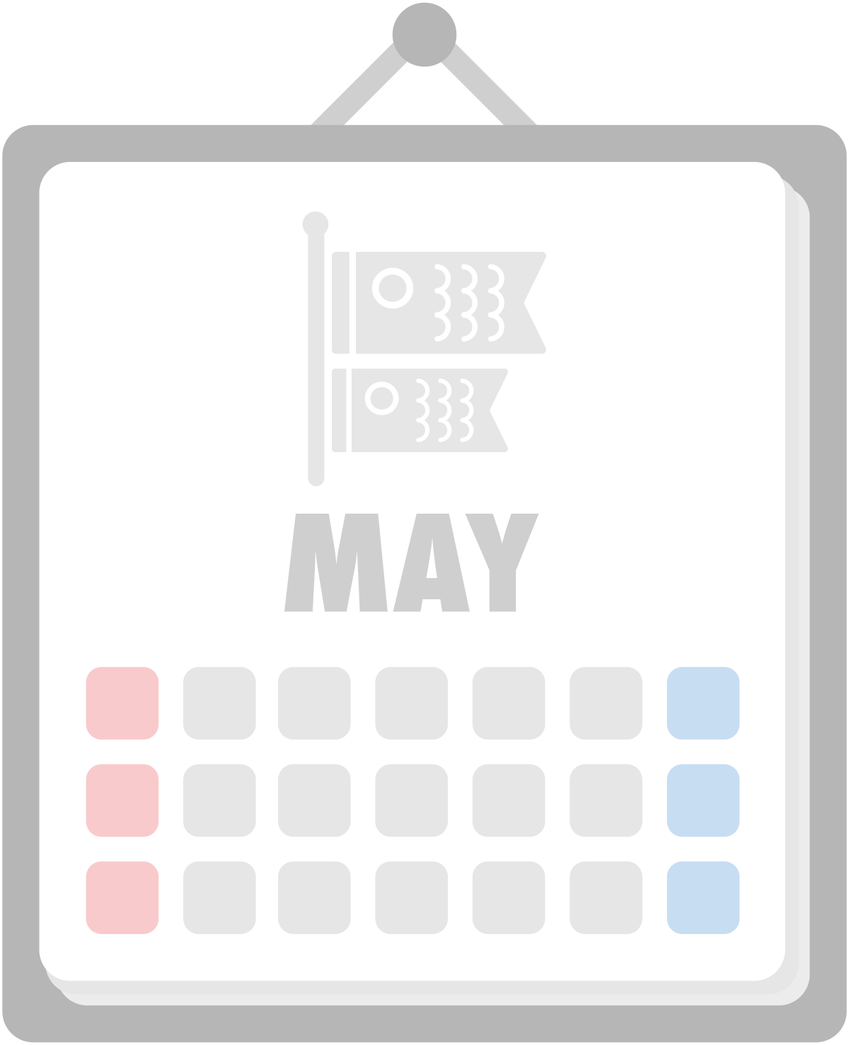 5 月 カレンダー かわいい詳細 6位