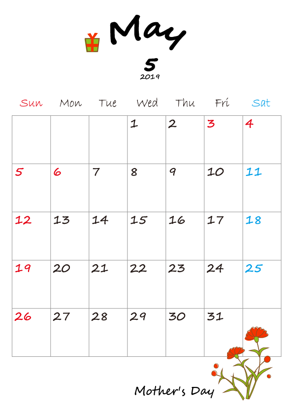 5 月 カレンダー イラスト - KibrisPDR