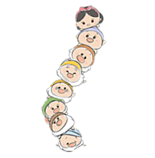 7 人 の 小 人 イラスト 簡単詳細 2位