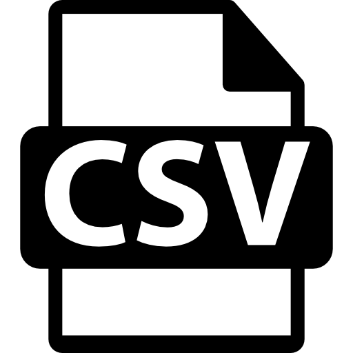 Csv ファイル アイコン - KibrisPDR