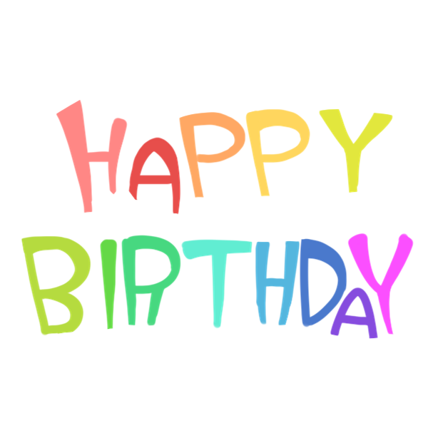 Happy Birthday 文字詳細 5位