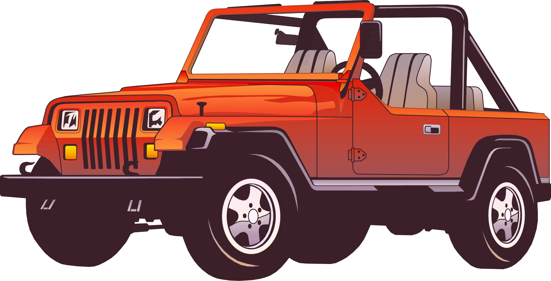 Jeep イラスト詳細 7位