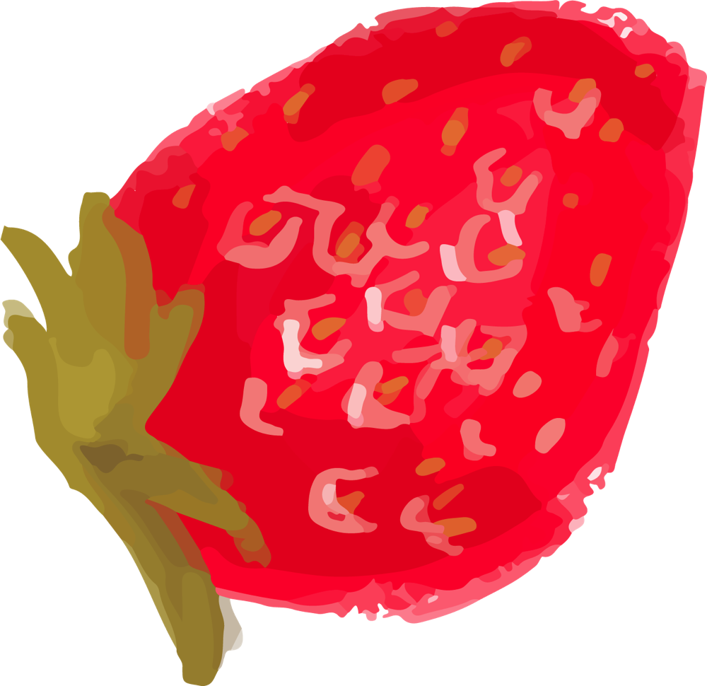 いちご イラスト かわいい 手書き詳細 6位