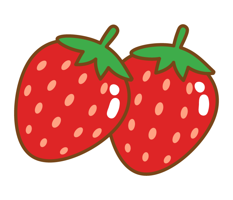 いちご 可愛い イラスト詳細 2位
