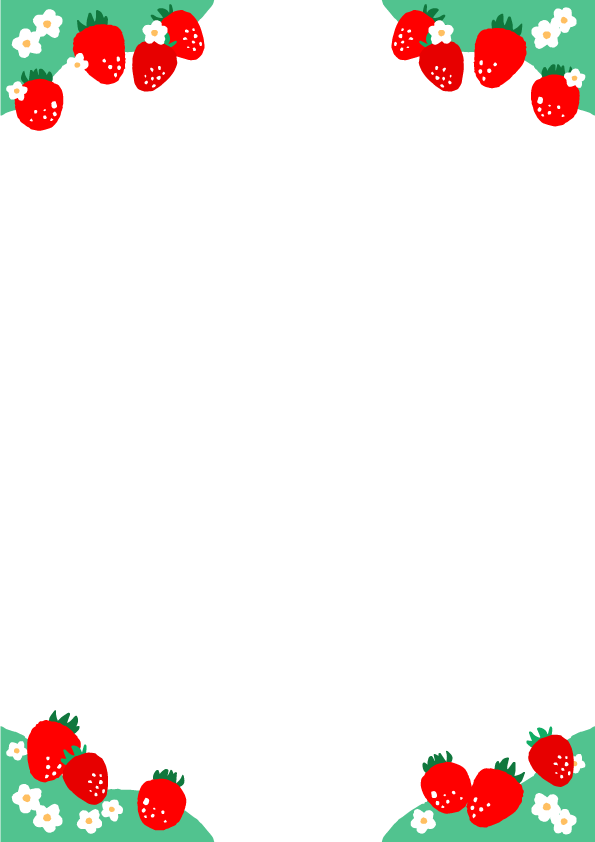 いちご 背景 フリー詳細 9位