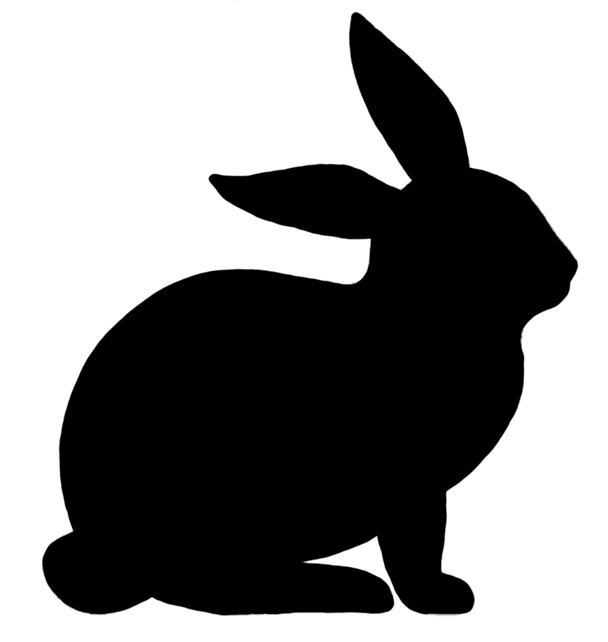 うさぎ シルエット詳細 3位