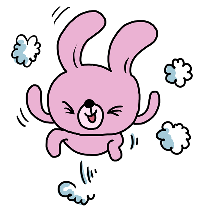うさぎ ジャンプ イラスト - KibrisPDR