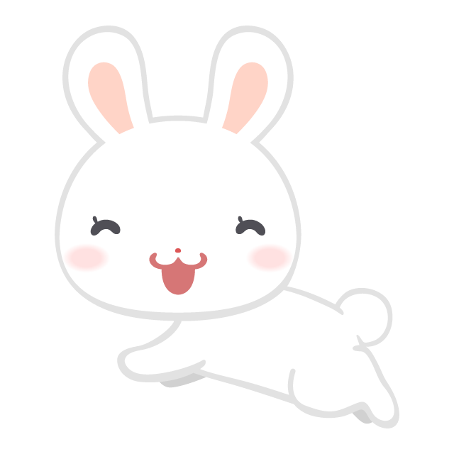 うさぎ ジャンプ イラスト詳細 4位