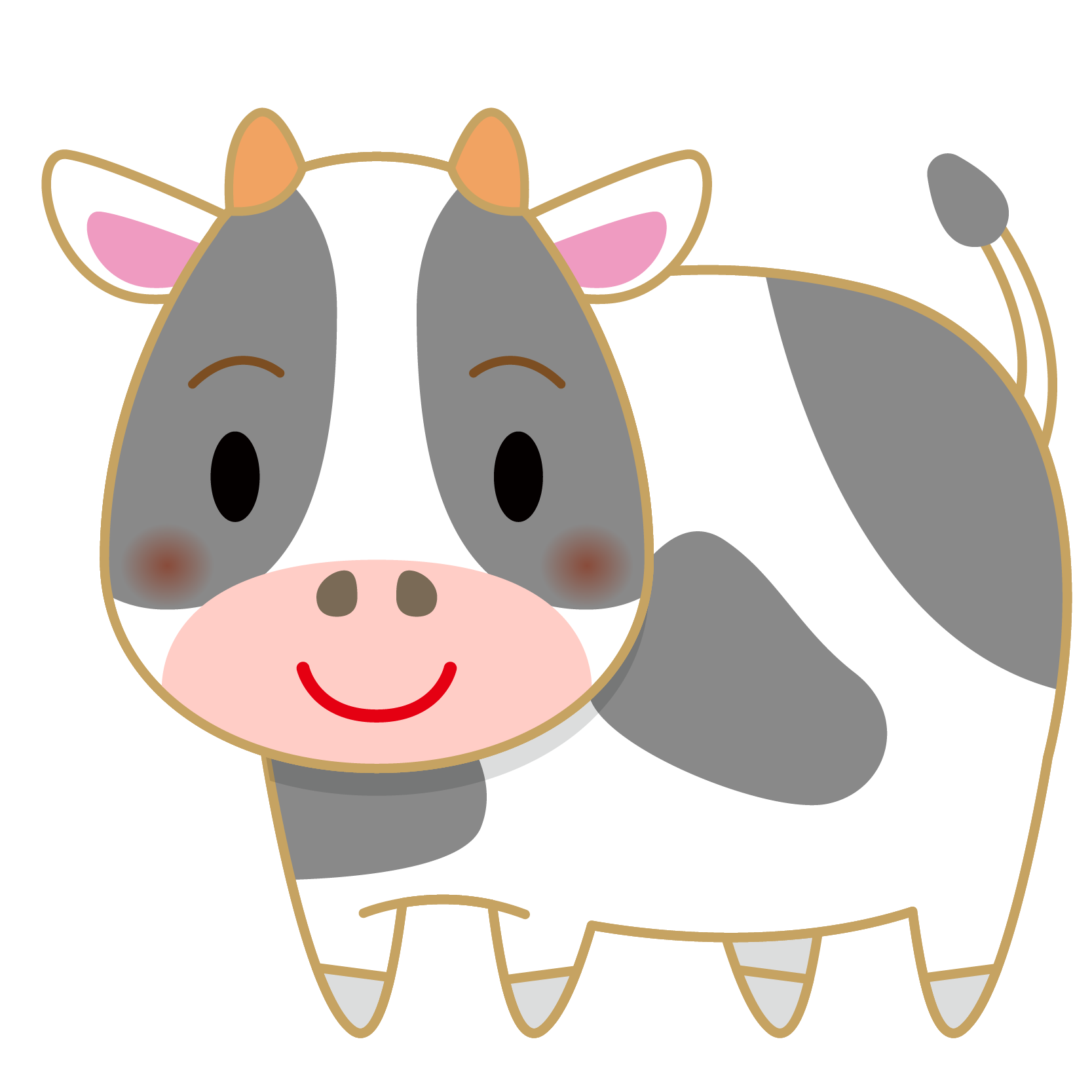 うし イラスト かわいい詳細 5位