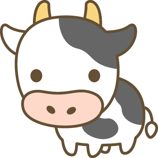 うし イラスト かわいい詳細 6位