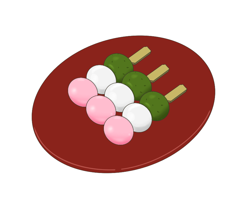 お 団子 イラスト 食べ物詳細 7位