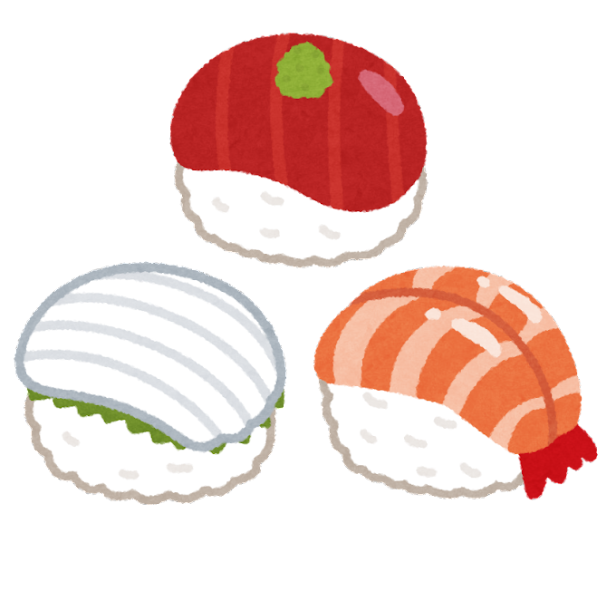 お 寿司 イラスト かわいい詳細 12位