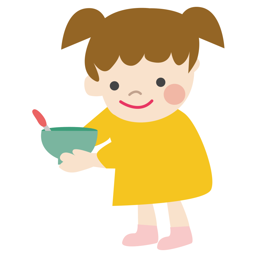 お 皿 を 持つ イラスト詳細 2位