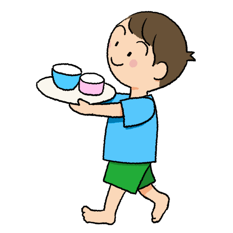 お 皿 を 持つ イラスト詳細 5位