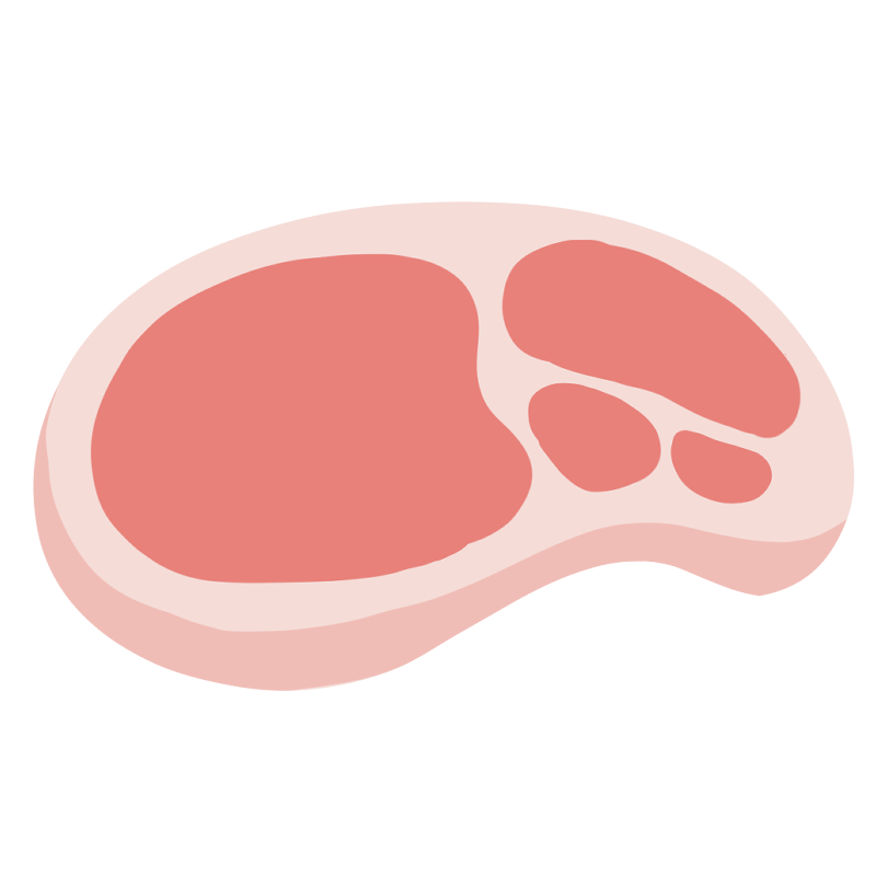 お 肉 イラスト かわいい詳細 11位