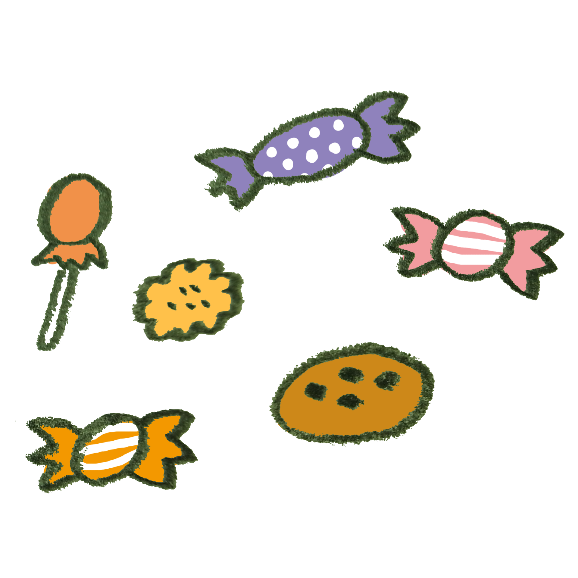 お 菓子 の イラスト詳細 3位
