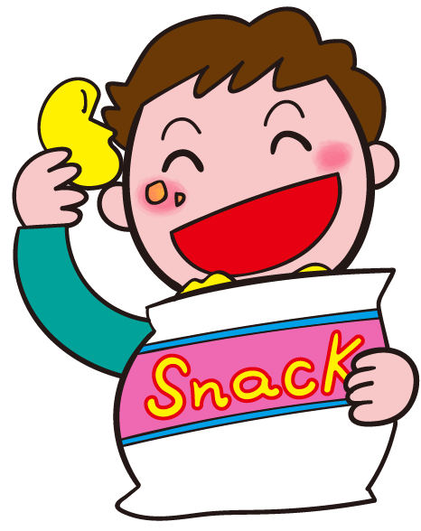 お 菓子 を 食べる イラスト詳細 3位