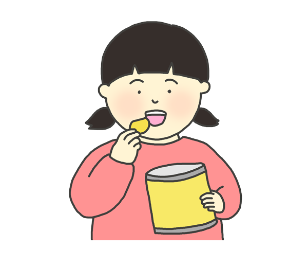 お 菓子 を 食べる イラスト詳細 4位