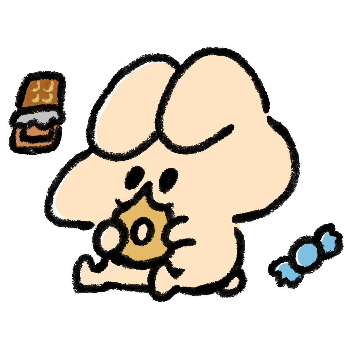 お 菓子 を 食べる イラスト詳細 5位