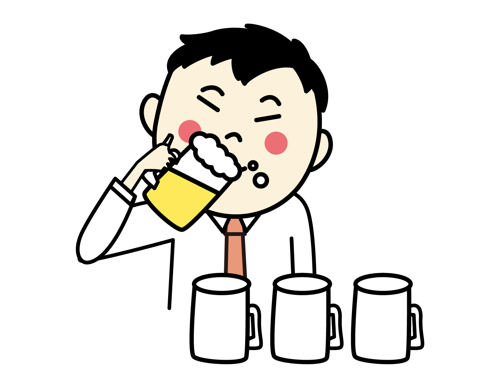 お 酒 飲む イラスト詳細 4位