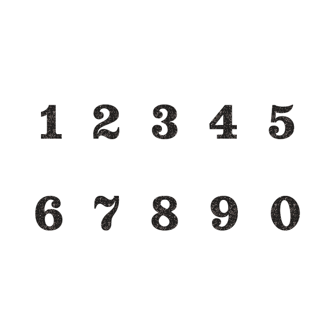 おしゃれ 数字 イラスト詳細 8位