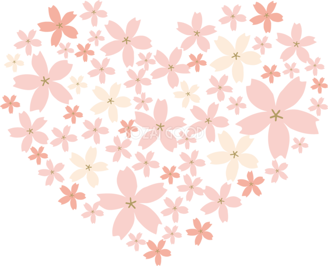 おしゃれ 桜 イラスト詳細 7位
