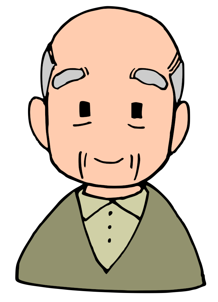 おじいさん イラスト詳細 3位