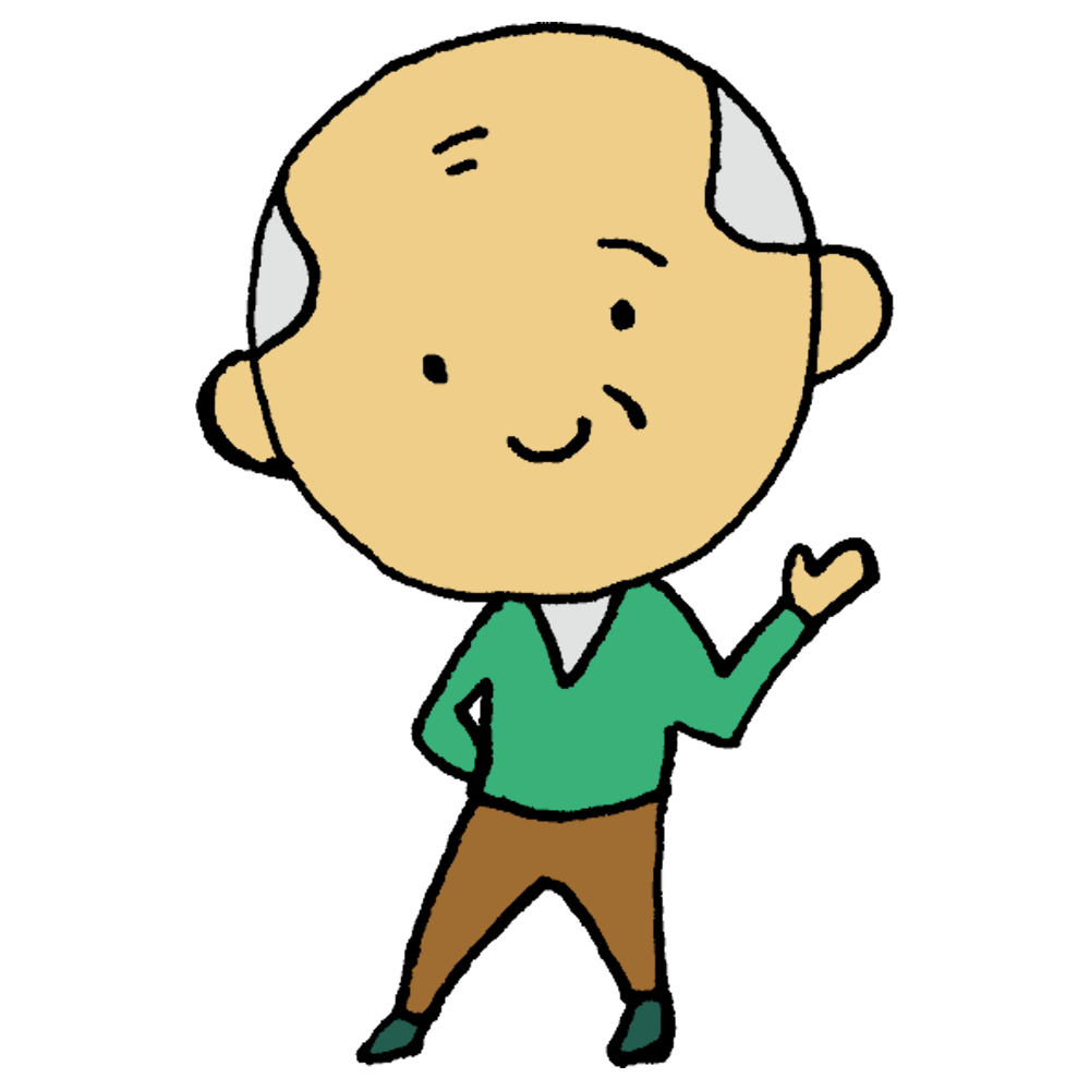 おじいちゃん イラスト 手書き - KibrisPDR