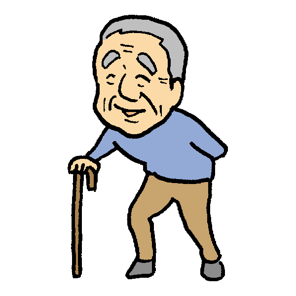 おじいちゃん イラスト 手書き詳細 8位