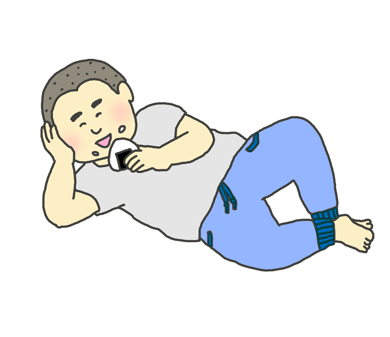 おにぎり を 食べる イラスト詳細 12位