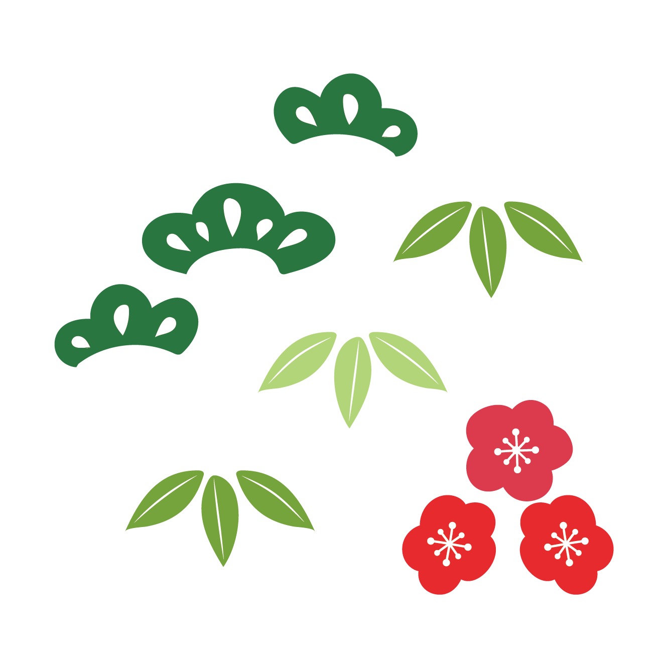 お正月 イラスト 花詳細 10位