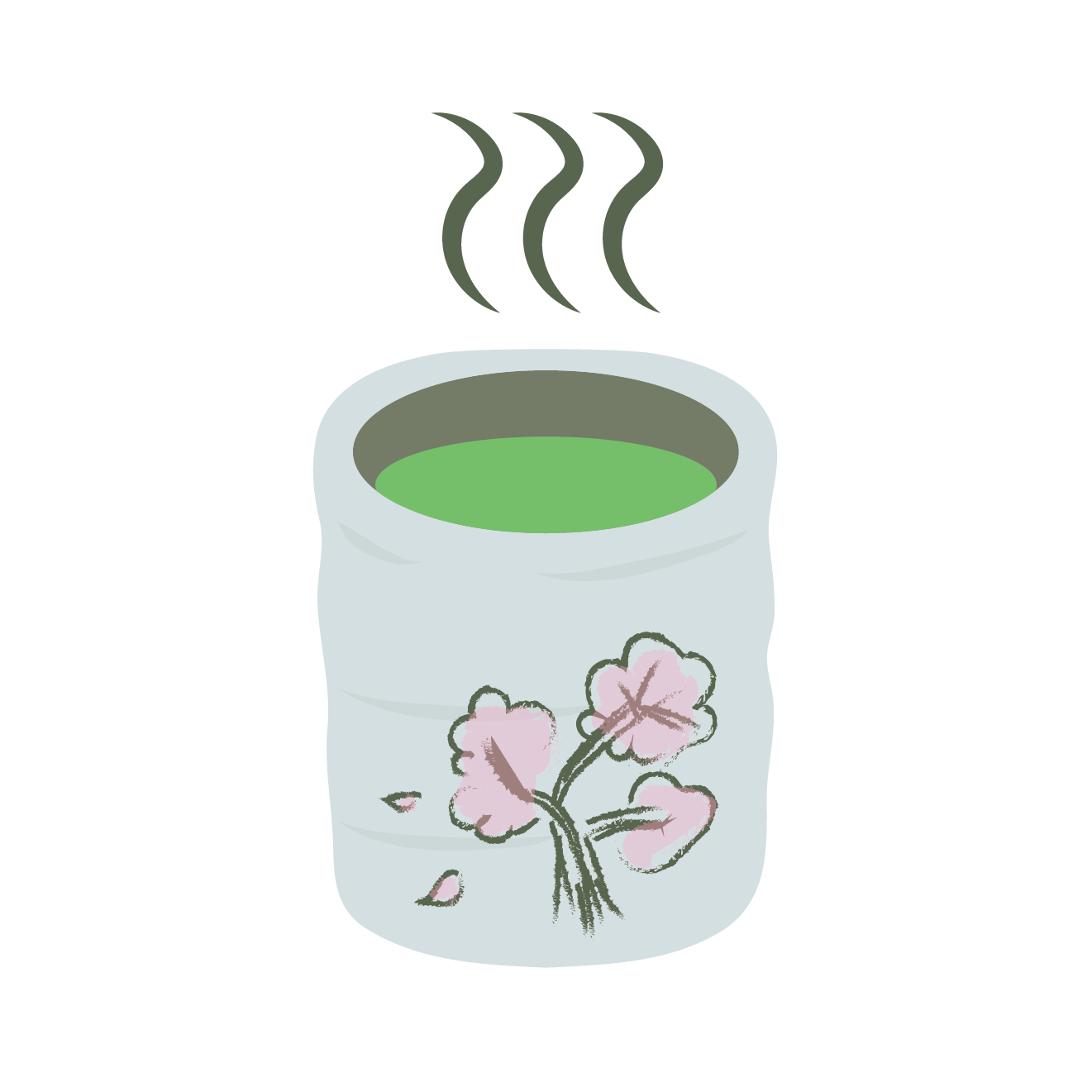 お茶 イラスト かわいい詳細 2位