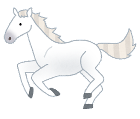 かっこいい カッコイイ 馬 イラスト詳細 9位