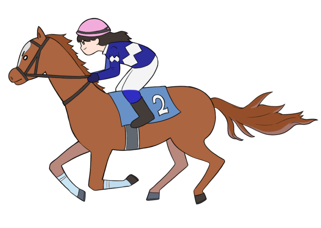 かっこいい 競馬 イラスト詳細 12位