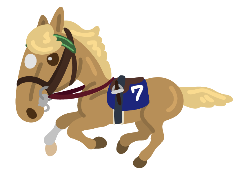 かっこいい 競馬 イラスト詳細 14位