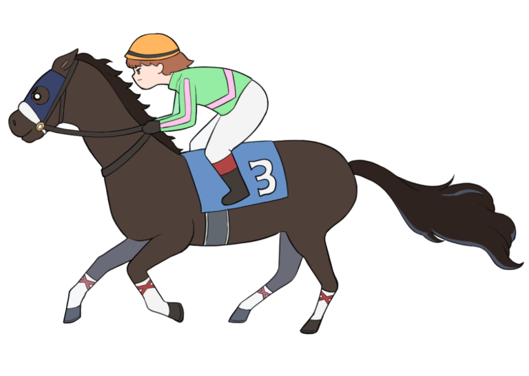 かっこいい 競馬 イラスト詳細 7位