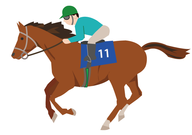 かっこいい 競馬 イラスト詳細 10位