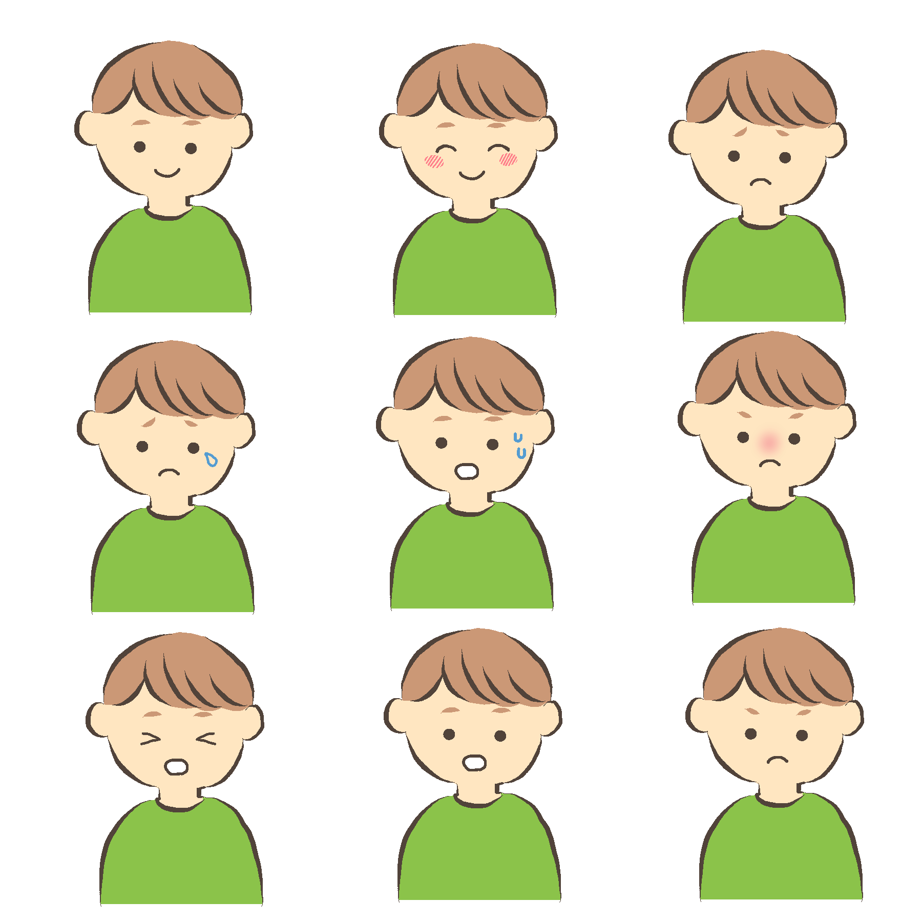 かっこいい 表情 イラスト詳細 5位