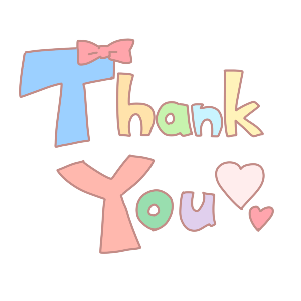 かわいい Thank You イラスト詳細 8位
