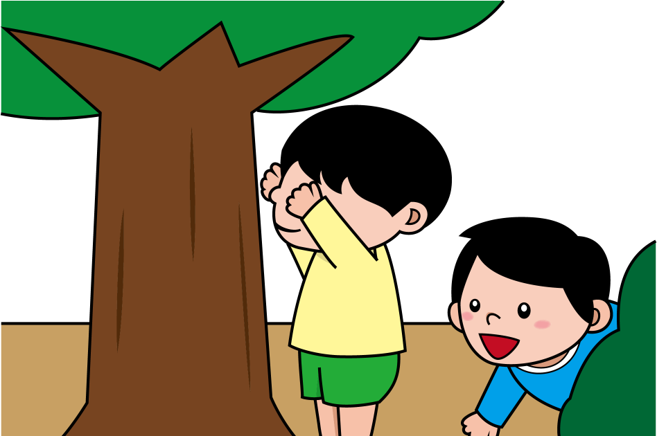 かわいい かくれんぼ イラスト詳細 3位