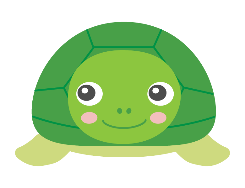 かわいい かめ イラスト詳細 2位