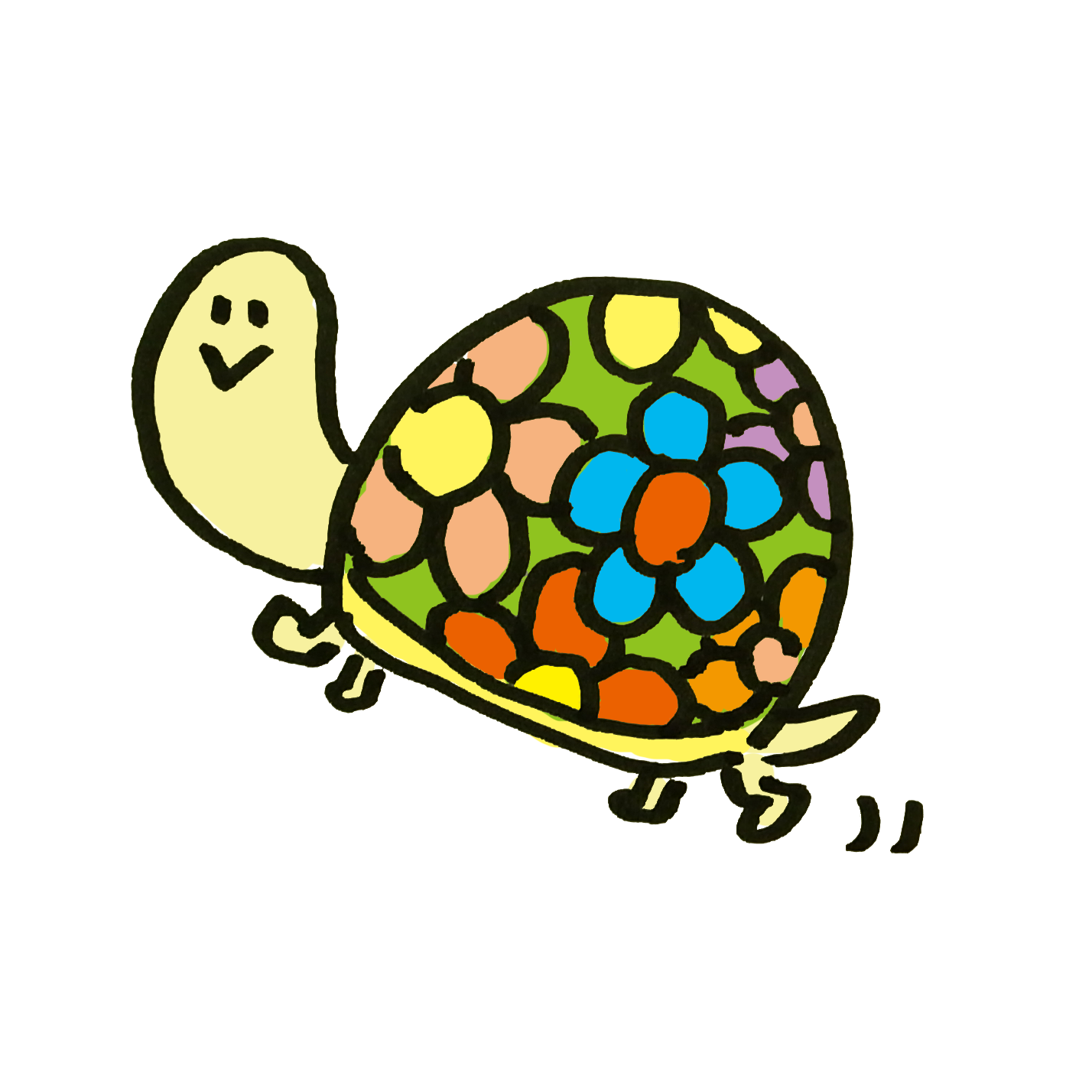 かわいい かめ イラスト詳細 12位