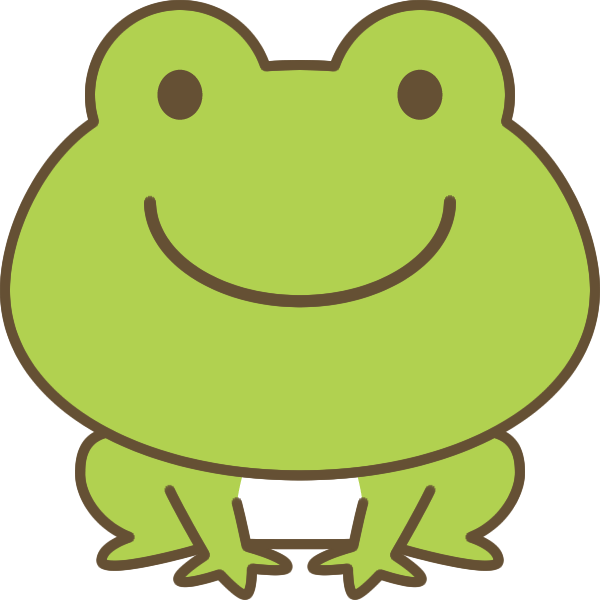 かわいい カエル イラスト詳細 10位