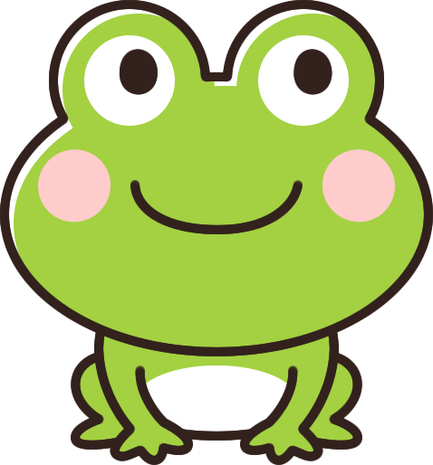 かわいい カエル イラスト詳細 5位